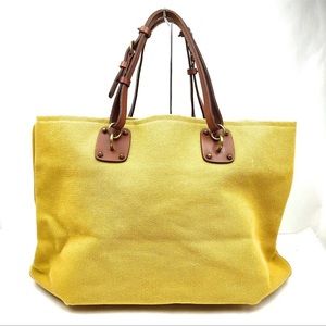 Bottega Veneta Hand Bag Yellow Canvas 2240281